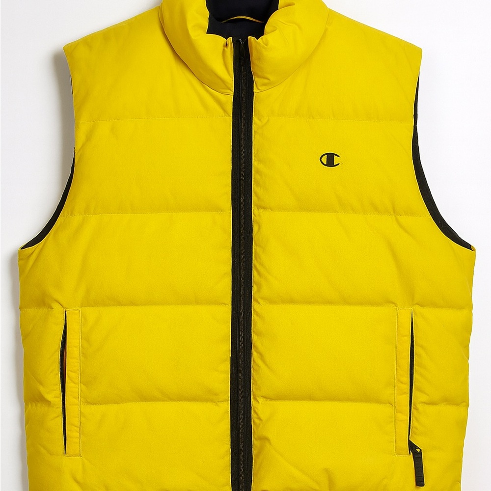 Champion Men's Bold Yellow Puffer Vest